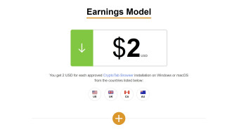 Earn 2$ in BTC just for installing CryptoTab Browser