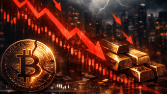 Markets Bleed Everywhere as Bitcoin and Gold Fall Together