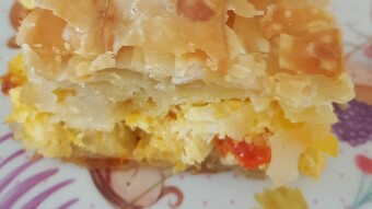 Foodbook #746 chicken pie with peppers 🌶