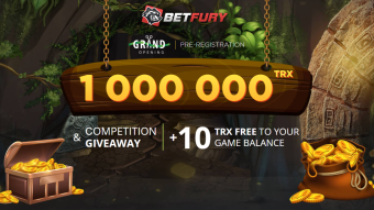 Pre-registration BetFury.io + bonus 10TRX Free