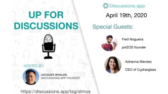 pixEOS gallery launch, future of NFTs and blockchain tribalism. Up for Discussions with special guests Fred of pixEOS and Adrianna of Cypherglass