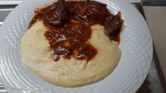 Foodbook #426 Tomato Beef Stew with Mashed Potatoes