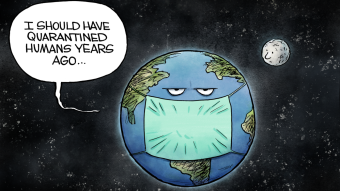 Message to Earth from Coronavirus