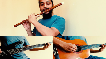 Instrumental composition on Flute (Dizi) #1