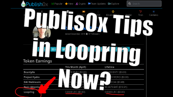 Publish0x Now Has Loopring Tips?