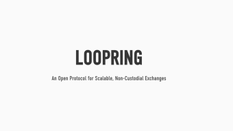 What is Loopring (LRC)? A very basic look to keep you up to date!