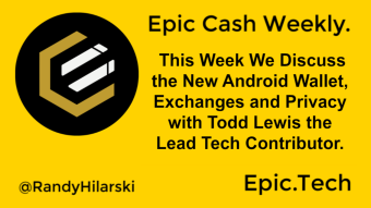 Epic Cash Weekly Number 4.