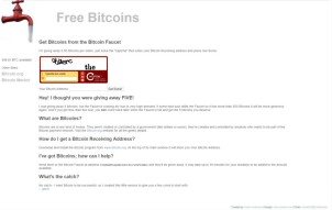Bitcoin rise = coin faucets demise?