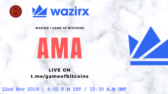 AMA Recap - WazirX x Game of Bitcoins