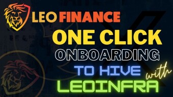 Leofinance's One click sign-up feature using leoinfra