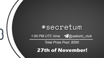 Join the AMA of Satoshi Club x Secretum. Rewards: 500 USDT, November 27th.