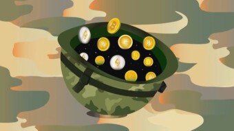 The growth of cryptocurrency in the military field.