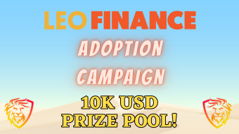 Join the LeoFinance Adoption Campaign airdrop | 10k USD prize pool!