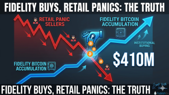 Fidelity Absorbed $410M in Fidelity Bitcoin Accumulation While Retail Panicked — Here’s the Truth