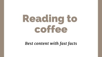 Reading to coffee #5