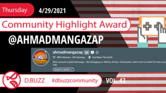 D.Buzz Community Highlight: @ahmadmangazap