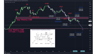 BTC Daily Technical Analysis: Bearish Scenario Based on Elliot Waves, Wyckoff Scheme & Gap CME / My Last Two Short Positions
