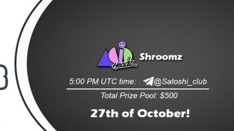 Join the AMA of Satoshi Club x Shroomz. Rewards: 500 USDT, October 27th.