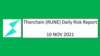 10 NOV 2021 (WED)- Thorchain (RUNE) Daily Risk Report