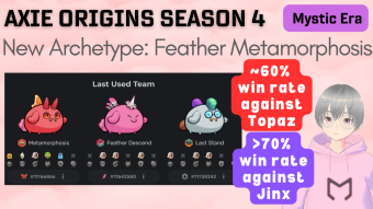 Feather Metamorphosis: Rise of a New Archetype in Axie Infinity: Origins S4 Mystic Era