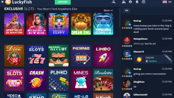 LuckyFish: the automated crypto casino