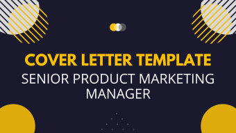 Cover letter: Senior Product Marketing Manager