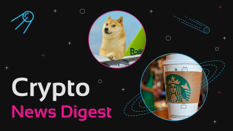 Dogecoin literally to the Moon, Starbucks for Bitcoin, Binance Coin ATH – Crypto News Digest