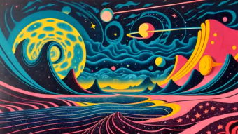 Trailer on the Moon