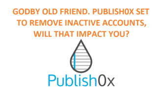 Goodbye old friend, Publish0x is looking to clean house and get rid of inactive accounts. Let us look at the numbers