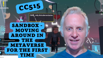 CC515 - Sandbox - Moving Around in the Metaverse for the First Time