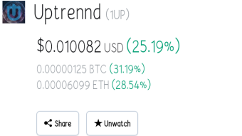 1 Up Boom! Best Altcoin To In CryptoCurrency Market