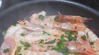 Foodbook #244 Roasted shrimps with oregano