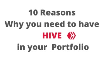 10 reasons why you need to have Hive in your Portfolio