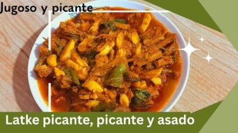 Latke picante,picante y asado
