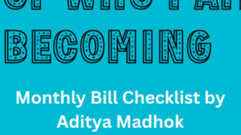 2025 Monthly Bill Checklist.