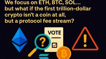 We focus on ETH, BTC, SOL… but what if the first trillion-dollar crypto isn’t a coin at all, but a protocol fee stream?