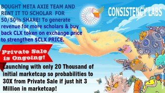 Bought another Axie team to grow scholarship program earning 50/50% profit sharing.
