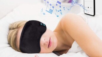 Sleep Like A Traveler As You Discover The Secret Of Joseche Sleep Mask with Built-In Bluetooth Headphones.