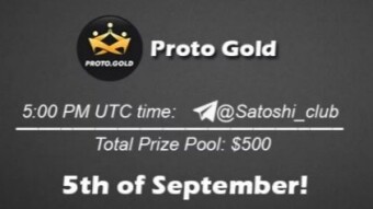 AMA Satoshi Club x Proto Gold Fuel (Ck-pgd), September 5th