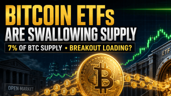 Bitcoin ETFs Are Quietly Swallowing BTC Supply While Traders Eye The Next Breakout