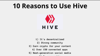 10 Reasons to Use the Hive Blockchain