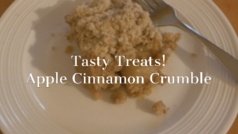 Just In Time For The Holidays: Apple Cinnamon Crumble