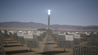 Scientific innovations for human problems [Energy supply]. SolarReserve (mirrors + molten salt) (or 75, 000 homes powered with solar energy, 24/7)