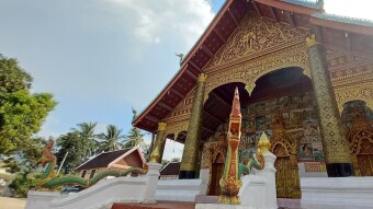 Spot's first walk around Luang Prabang