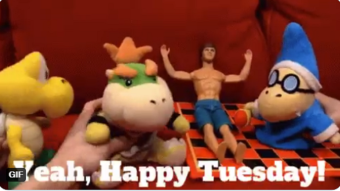 Excelencia's "TheExperimentsSeries" part one:  Happy Tuesday GIF