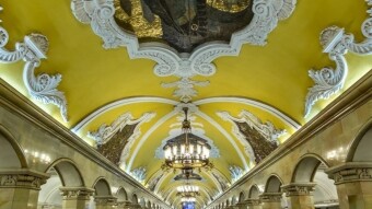 The shimmering beauty of Moscow's metro stations