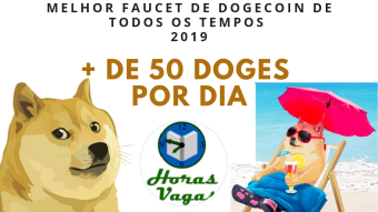 Melhor Faucet de Dogecoin de Todos os Tempos  - Mínimo de 50 Doges Por Dia