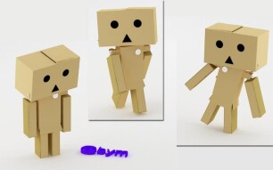 step by step 3Ds Max Danbo Character Modeling