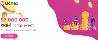 Airdrop Bcnex ($25 in XRP coins)
