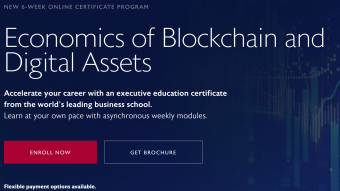 Wharton School now accepts crypto payment for its blockchain courses